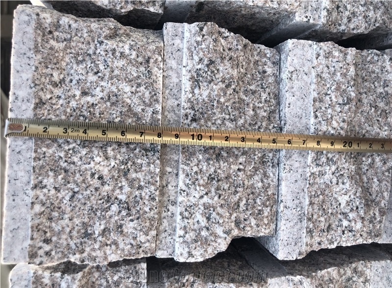 G617 Padang Pink Pearl Granite Paving Cubes