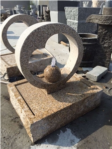 Spinning Stone Wheel Water Fountain Floating Ring Fountain Spinning Stone Wheel Water Fountain Floating Ring Fountain