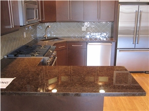 Honey Brown Crystallized Onyx Jade Glass Slab