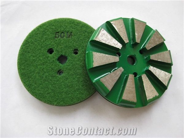 3 Inches Metal Diamonds Grinding Pads for Floor Grinder Machine