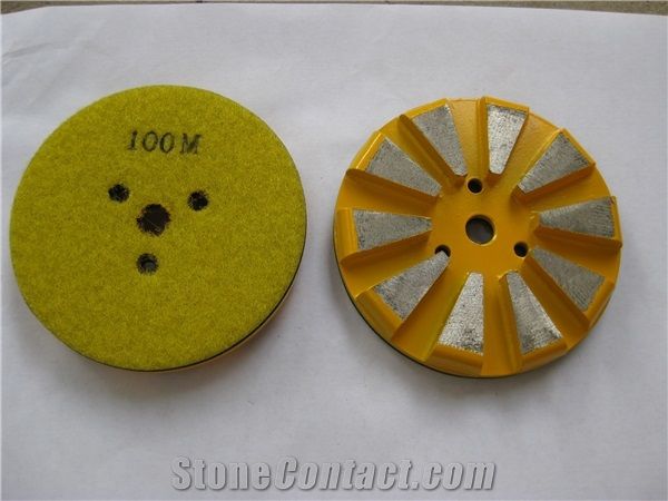 3 Inches Metal Diamonds Grinding Pads for Floor Grinder Machine