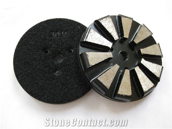3 Inches Metal Diamonds Grinding Pads for Floor Grinder Machine