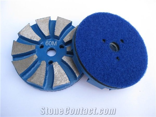 3 Inches Metal Diamonds Grinding Pads for Floor Grinder Machine