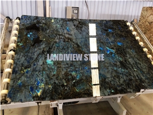 Lemurian Blue Slabs, Labradorite Blue Slabs, Madagascar Blue Slabs