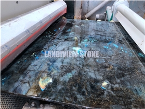Lemurian Blue Slabs, Labradorite Blue Slabs, Madagascar Blue Slabs