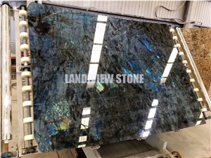 Lemurian Blue Slabs, Labradorite Blue Slabs, Madagascar Blue Slabs