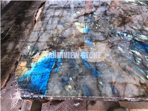 Lemurian Blue Slabs, Labradorite Blue Slabs, Madagascar Blue Slabs