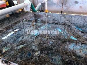 Lemurian Blue Slabs, Labradorite Blue Slabs, Madagascar Blue Slabs