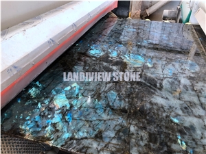 Lemurian Blue Slabs, Labradorite Blue Slabs, Madagascar Blue Slabs
