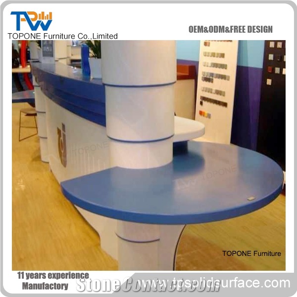 Acrylic Office Reception Desk