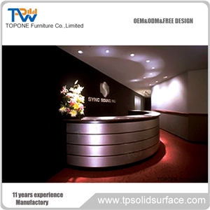 Acrylic Office Reception Desk