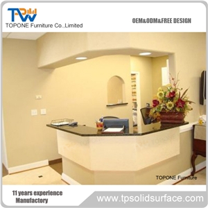 Acrylic Office Reception Desk