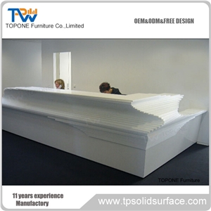 Artificial Marble Led Reception Desk Artificial Marble Led Reception Desk