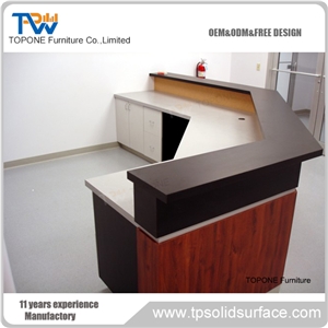 Artificial Marble Modern High Fashion Reception Counter