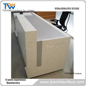 Design Acrylic Solid Surface Eleganrn Reception Desk