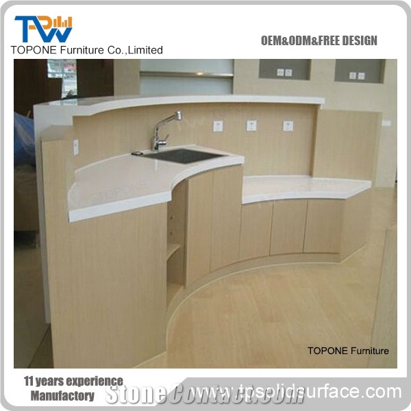 Reception Cunter,Reception Desk Artificial Resin Tabletops