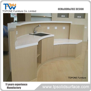 Reception Cunter,Reception Desk Artificial Resin Tabletops
