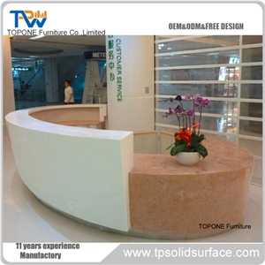 Reception Cunter,Reception Desk Artificial Resin Tabletops