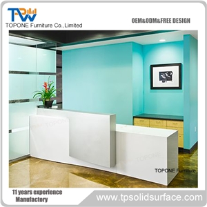 Solid Surface Front Desk Designs Tabletops,Reception Resin Tabletops