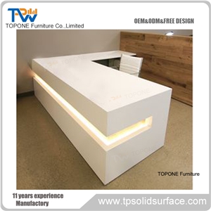 Solid Surface Front Desk Designs Tabletops,Reception Resin Tabletops