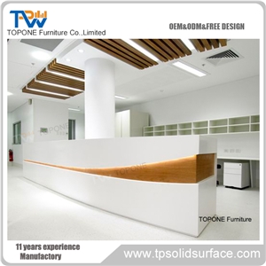 Solid Surface Front Desk Designs Tabletops,Reception Resin Tabletops