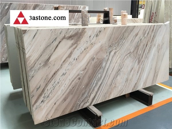 Blue Gold Sand Marble Slabs for Floor and Background Wall Tiles
