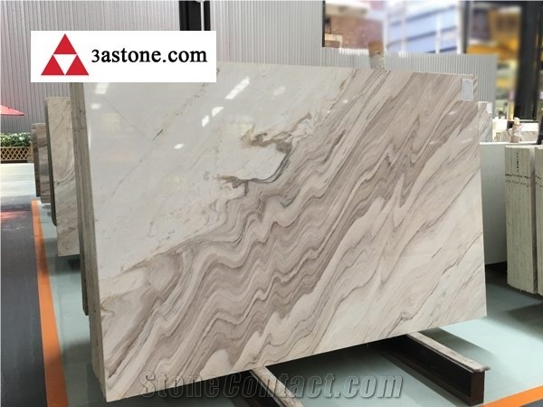 Blue Gold Sand Marble Slabs for Floor and Background Wall Tiles