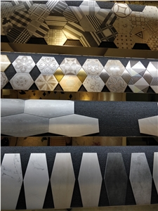 Hexagon Ceramic Tile,Cement Grey Hexagon Tile