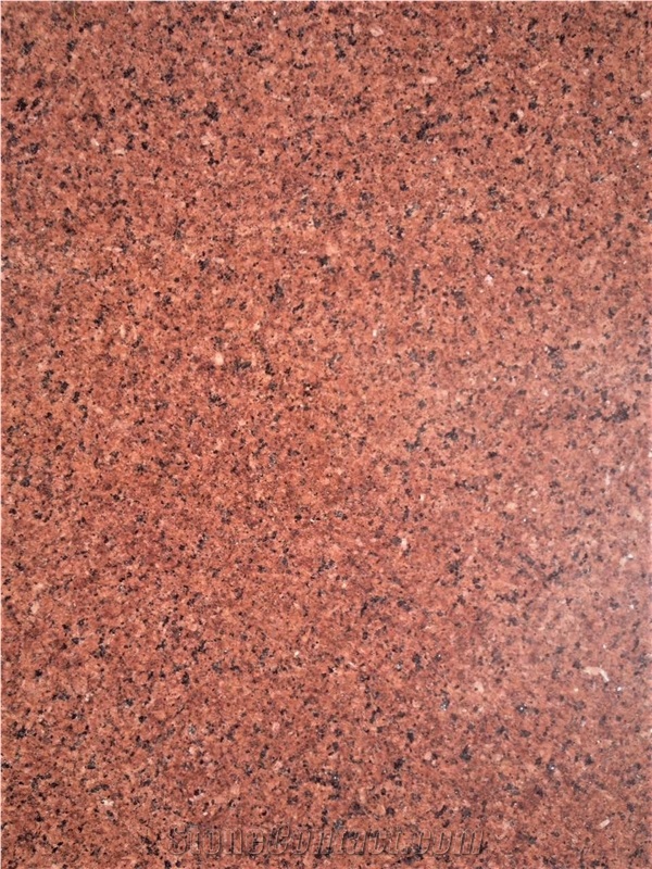 Maple Red Granite Tiles, Polished Finish
