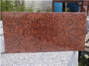 Maple Red Granite Tiles, Polished Finish