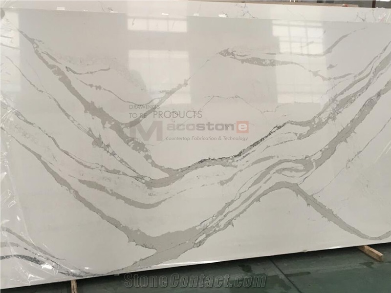 Hot Sale Calacatta Series Artificial Stone for Kitchen Countertops