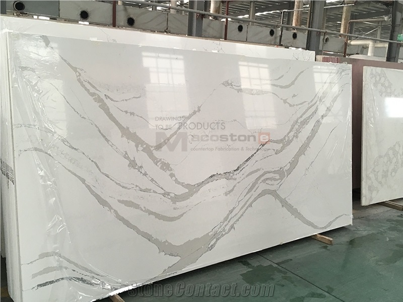 Hot Sale Calacatta Series Artificial Stone for Kitchen Countertops