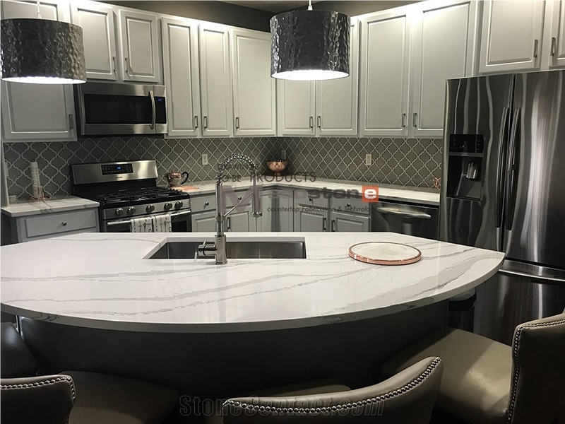 Hot Sale Calacatta Series Artificial Stone for Kitchen Countertops