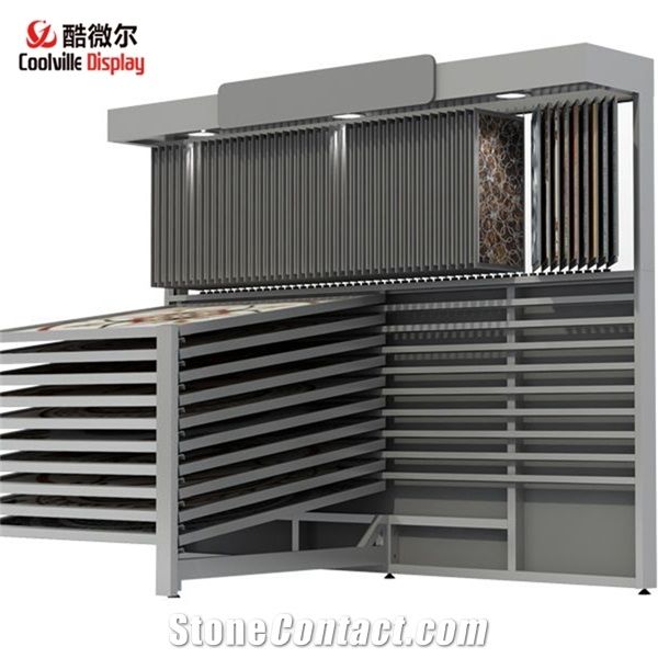 Customize Showroom Marble Tiles Display Stands Ceramic Tile Racks