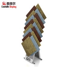 Waterfall Tile Display Stands Stone Marble Sample Display Racks