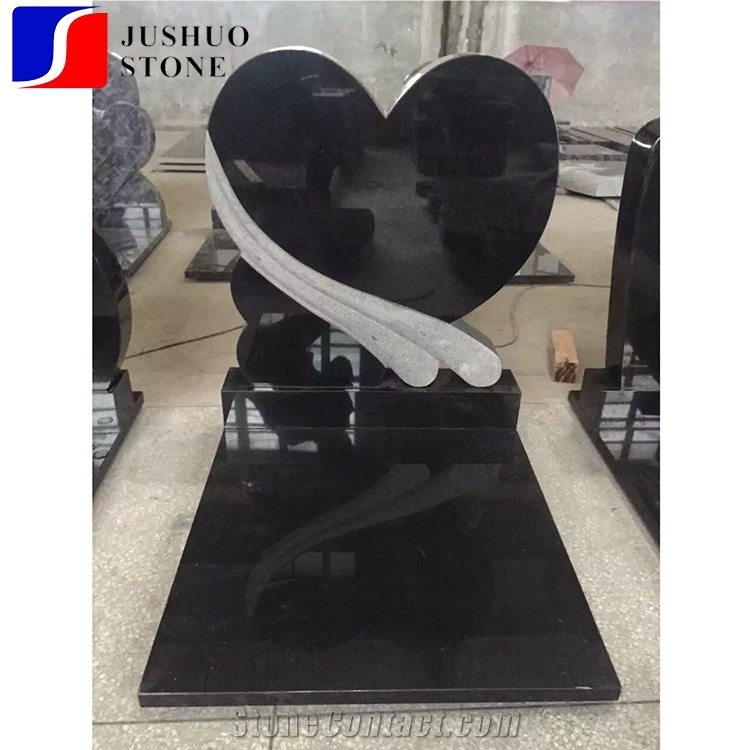 Absolute Black Granite Blocks Nero Supreme China Granite Tombstone