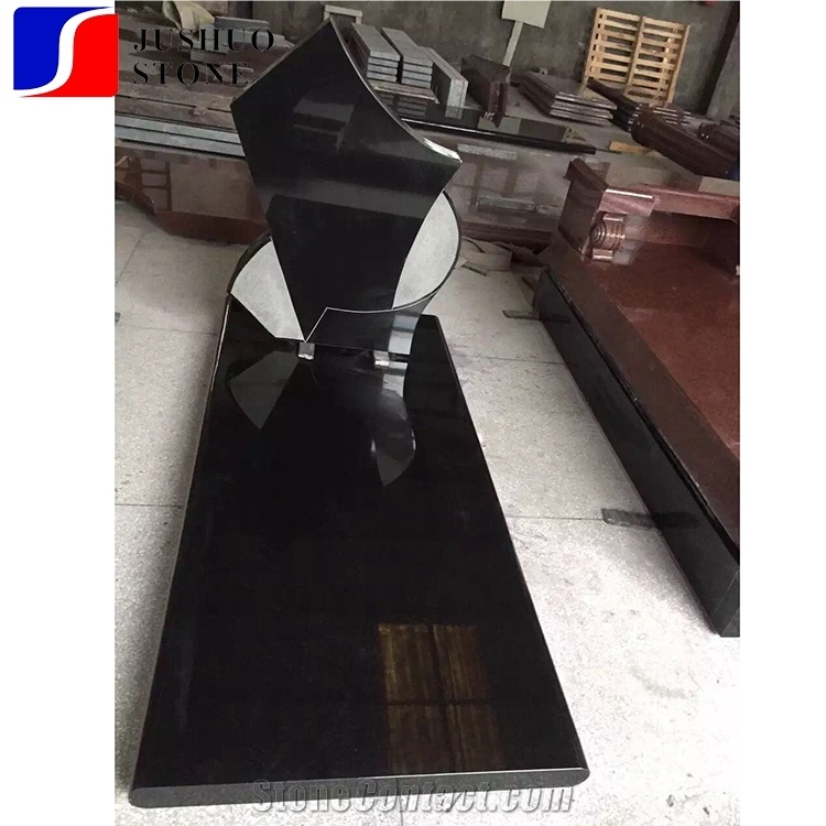 Absolute Black Granite Blocks Nero Supreme China Granite Tombstone