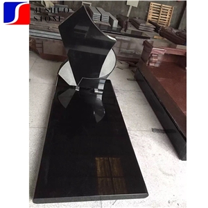 Absolute Black Granite Blocks Nero Supreme China Granite Tombstone