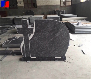 Bahamian Blue,Blue Bahama,Srikakulam Blue Granite Tombstone Design