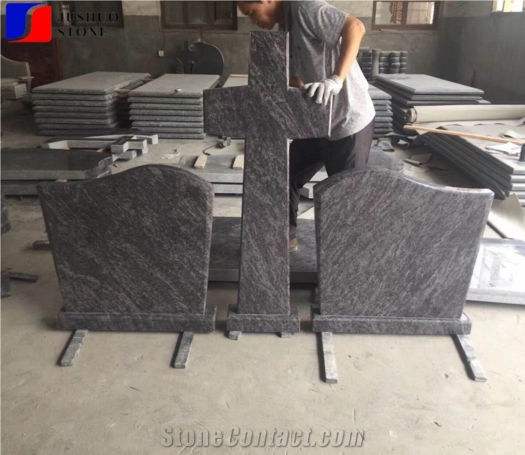 Bahamian Blue,Blue Bahama,Srikakulam Blue Granite Tombstone Design