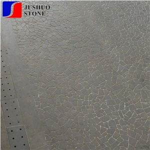 China Haikou Irregularity Basalt,Hainan Black Lava Stone