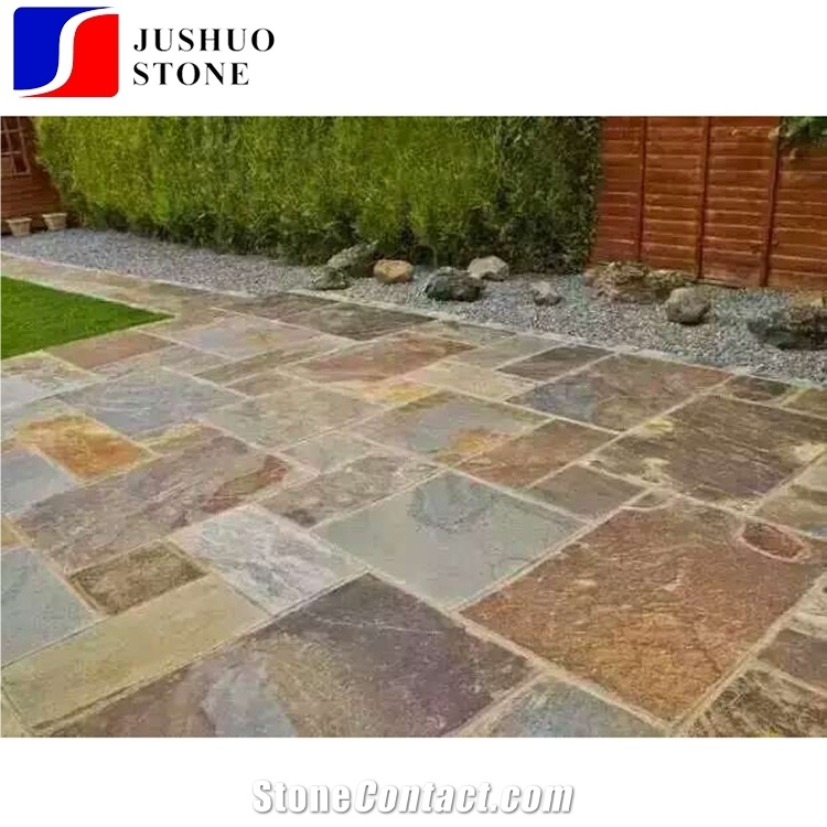 China Radibush Slate,Radibush Gold Slate,Radibush Yellow Flooring Tile