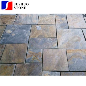 China Radibush Slate,Radibush Gold Slate,Radibush Yellow Flooring Tile