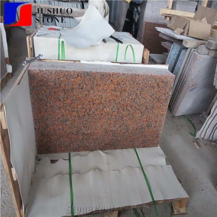 G4562 Maple Red Granite,Leaves China Granite Slabs Fairs Tiles