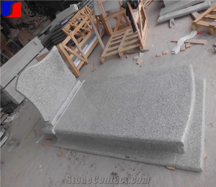 G603 Grey Gris Granite Western Style Monuments Tombstones,Gravestone