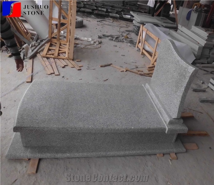 G603 Grey Gris Granite Western Style Monuments Tombstones,Gravestone