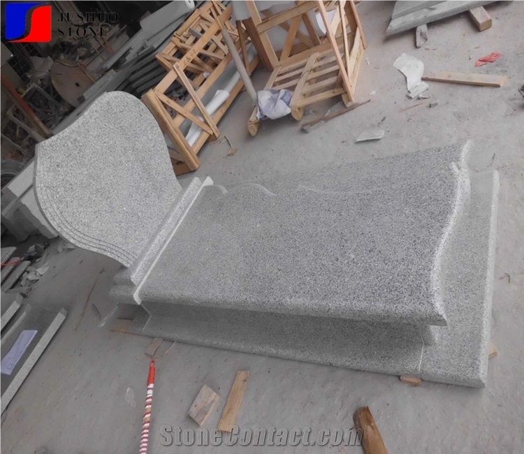 G603 Grey Gris Granite Western Style Monuments Tombstones,Gravestone