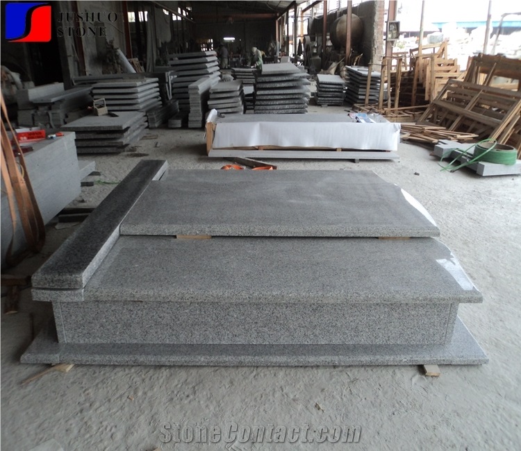 G603 Quarry Stone Customized Size Monuments Heart Tombstone,Gravestone