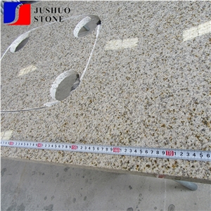 G682 China Granite Slabs Tiles Padang Giallo Golden Yellow Countertop