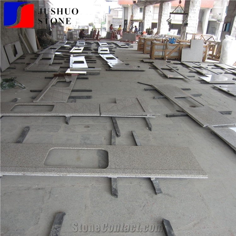 G682 China Granite Slabs Tiles Padang Giallo Golden Yellow Countertop